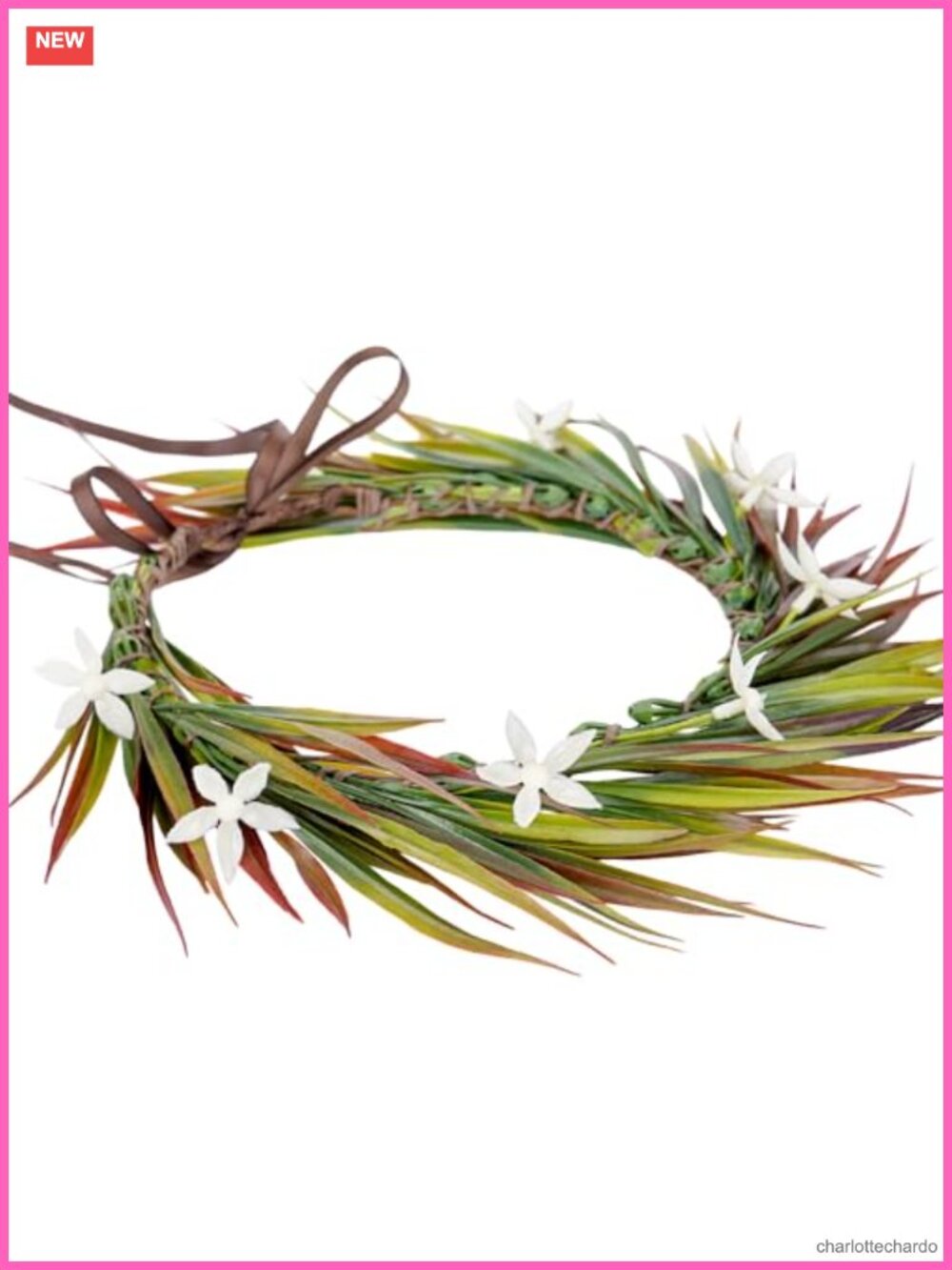 Handmade Hawaiian Flower Crown Headband Silk Tropical Party Hair Accessory
